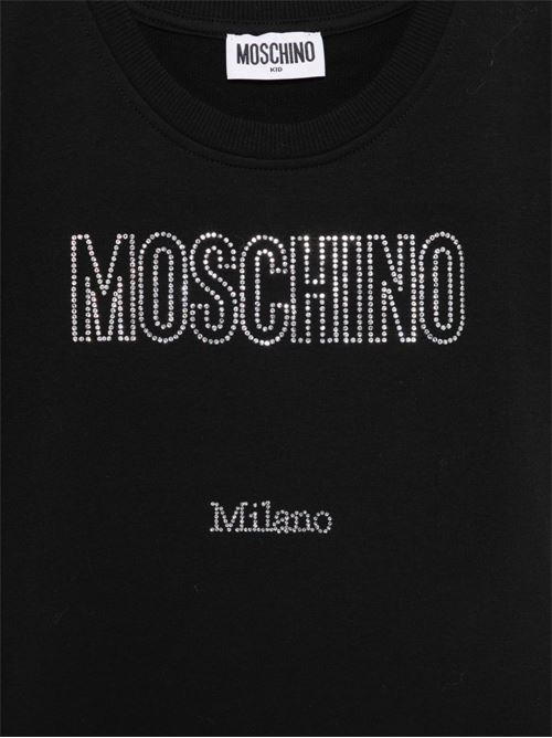 Abito bambina Moschino nero MOSCHINO KID-TEEN | HDV0HYLDA2560100